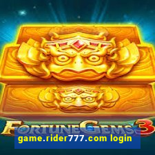 game.rider777.com login